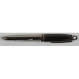 Montblanc Meisterstuck Le Grand haematite / steel fountain pen, serial no. MX2020951, with