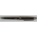 Montblanc Meisterstuck Le Grand stainless steel fountain pen (23146), serial no. VV1034307, original