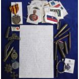 Militaria, hand-written letter to the Widow of a Soldier, killed in April 1918 (15th Cheshire), a