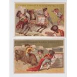 Trade cards, Liebig, Children in Spanish Costume, ref S79, German issue (5/6) (1 with hinge to back,