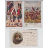 Postcards, Military, Harry Payne British Army 113, Badges & Wearers (Royal Artillery and Gordon