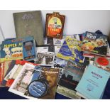 Ephemera, mixed selection, 1940's onwards, inc. military, motoring, Ordnance Survey maps, Dr Who