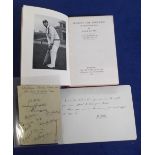 Cricket autographs etc, Jack Hobbs, Surrey & England, J.B. Hobbs signed album page with