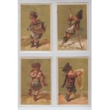 Trade cards, Liebig, Children in Scottish Costume, ref S55 (5/6) (3 with back damage, 3 fair, 2