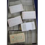 Trade cards, Cartledge, Epigrams, vast accumulation of cards, sets & odds, ideal stock