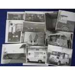 Photographs, Commercial vehicles, a collection of 35+ black and white photo's, 9"x7" published by