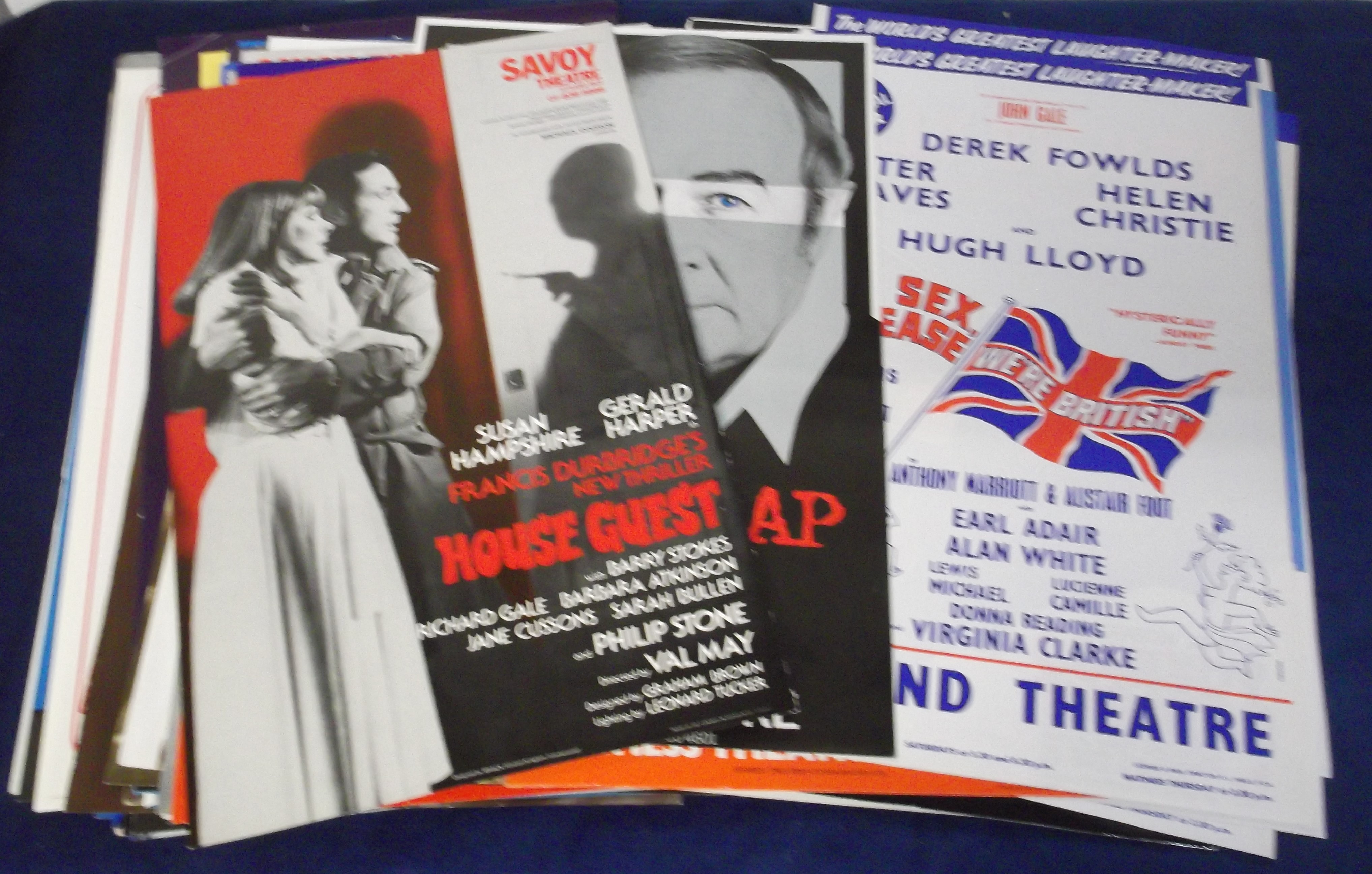 Theatre, a quantity of approx. 80 (some duplication), 1980's, theatre posters, approx. 50cm x