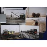 Railwayana, a large quantity of privately taken colour photographs of railway locomotives, mostly