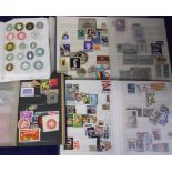 Ephemera, Poster Stamps, a collection of Continental poster stamps contained in 6 small stockbooks