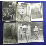 Postcards, German Military, WW1, a large mixed selection of approx. 125 cards, mainly RP's, of