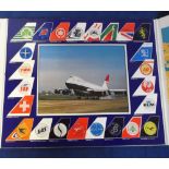 Trade issue, Cadbury's, Airlines of the World, a large special issue folder complete with a set of