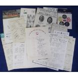 Cricket, West Indies selection including fully signed squad sheet for tour to UK 1976 inc. Lloyd,