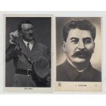 Postcards, a collection of approx. 95 WW2 cards, contemporary and modern including German
