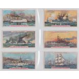 Trade cards, Germany, Stollwerck, 86 cards, sets & part sets, mostly shipping related subjects