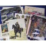 Original Art Work, a selection of original art work mostly watercolours 1950's and 60's, various