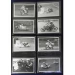 Motor Cycling/Isle of Man TT Racing, a collection of approx. 160 privately taken b/w photos (