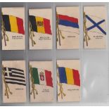 Tobacco silks, Gallaher, Flags (19/24) (all slightly trimmed, fair/gd)