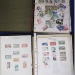 Stamps, Commonwealth mixture on stockbook pages in two folders, mint & used, sets & miniature