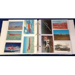 Postcards, Aviation, a good modern album of approx. 280 modern aviation cards including Concord,