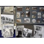 Photographs, a collection of mostly vintage photographs in albums, on album pages, and loose,