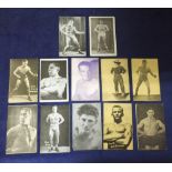 Wrestling, a collection of 12 postcard size advert cards for Wrestling events at Lane's London Club,