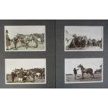 Photographs, an album of early 20th Century photographs, mostly hunting scenes, also some rural