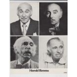 Entertainment, Harold Berens, Comedian & Actor, 1902 - 1995, album of mostly b/w press photos,