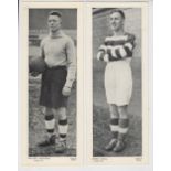 Trade cards, Topical Times, Footballers, Scottish Players, 1935, ref HT-99.3B, 'E' size, b/w (set,