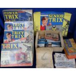 Toys, Trix Construction Kits, selection of boxed kits inc. set 116, 163 (x2), Elementary 99,