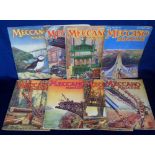 Meccano, a small collection 8 Meccano magazines, 1928 (1), 1929 (2), 1931 (2), 1934 (1), 1935 (