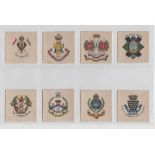 Tobacco silks, Lea, Regimental Crests & Badges, 100+ silks, part-set inc variations (gen gd)