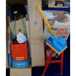 Toys, Tri-ang, two pressed steel boxed toys, Dockside Crane, & Hi-Way Dock Crane (toys vg/ex,
