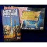 Games, Tri-ang Luna-Cy Moon Race Game and Moon Probe Game, in original boxes, unchecked for