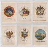 Tobacco silks, Phillip's, Arms of Countries & Territories, 'M' size, (set, 62 silks) (gen gd)
