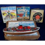 Toys, boxed selection, Tri-ang 'RMS Orcades' electric powered scale model (made & painted), Tri-