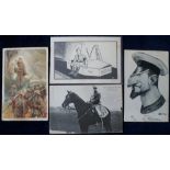 Postcards, a military and aviation selection of approx 45 cards inc Grahame White, WW2 vehicles, (