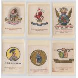 Tobacco silks, Phillip's, British Naval Crests, (anon, blue nos), 'M' size, (79/108) (fair/gd)