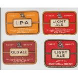 Beer labels, The Clock House, (Hastings) Ltd, 4 different h.r labels bottled by them, Light Ale (2),