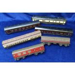 Model Railways, O Gauge Coaches, including Hornby Series LMS 1st/3rd Coach 9908, LMS 1st/3rd Coach