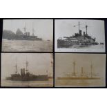 Postcards, Shipping, U.K. Naval, mainly battleships, cruisers, WW1 and WW2, nice assortment, RP's (