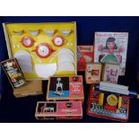 Toys, mixed boxed selection inc. Pedigree Sindy Sideboard, Bedside Lamp & Table, Mixer Blender &