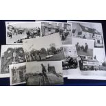 Photographs, a collection of 60+ b/w photos, mostly 10 x 8 inch, inc. views of Slough, Hounslow,