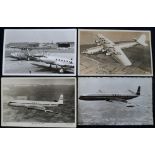 Postcards, Aviation, 1940's-1960's, mainly Civil, inc airports, few military, mainly RP's (gen