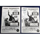 Football autographs, Bobby Moore, two programmes from the 'Score with Moore' event held at Wycombe