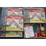 Chad Valley Building Sets, Motorized Girder & Panel and Bridge & Roadways Building Set No.8 The