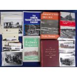 Railwayana, a small selection inc. bound volume of 'The Railway Magazine' 1954, approx 50 photos/