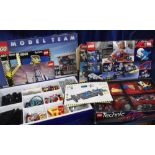 Lego, miscellaneous Lego including Technic, Minifigures and more, contained in boxes 8865, 8860