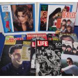 Pop Music, a selection of items, various ages, inc. magazines, sheet music, books etc, noted large