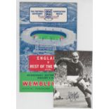 Football autograph, Alfredo Di Stefano, Real Madrid & Argentina, modern b/w postcard show Di Stafano