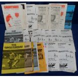 Football programmes, Grantham Town FC, collection of 40+ programmes, 1960's to 80's, mostly homes
